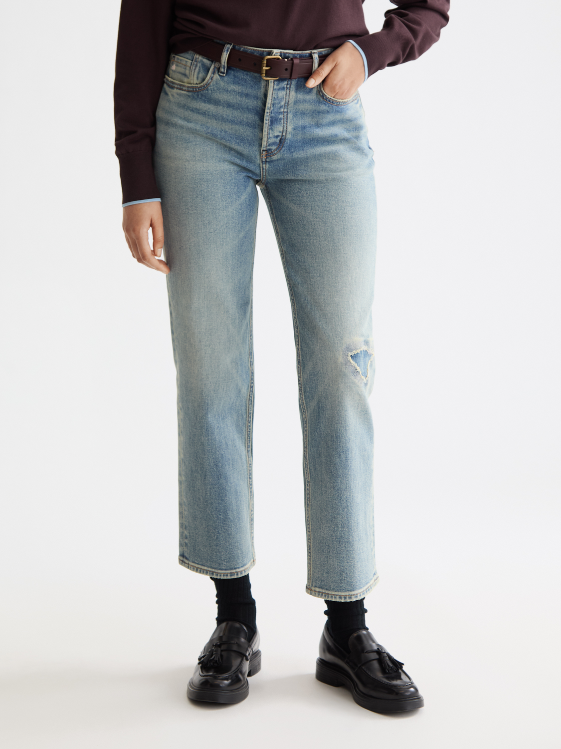 The Sky Women's Long Jeans – Straight Leg