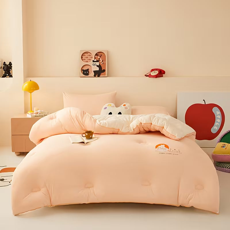 ™Shivira | שמיכה רכה ועבה, מילוי מיקרופייבר, דוגמת חתול חמוד, סתיו וחורף