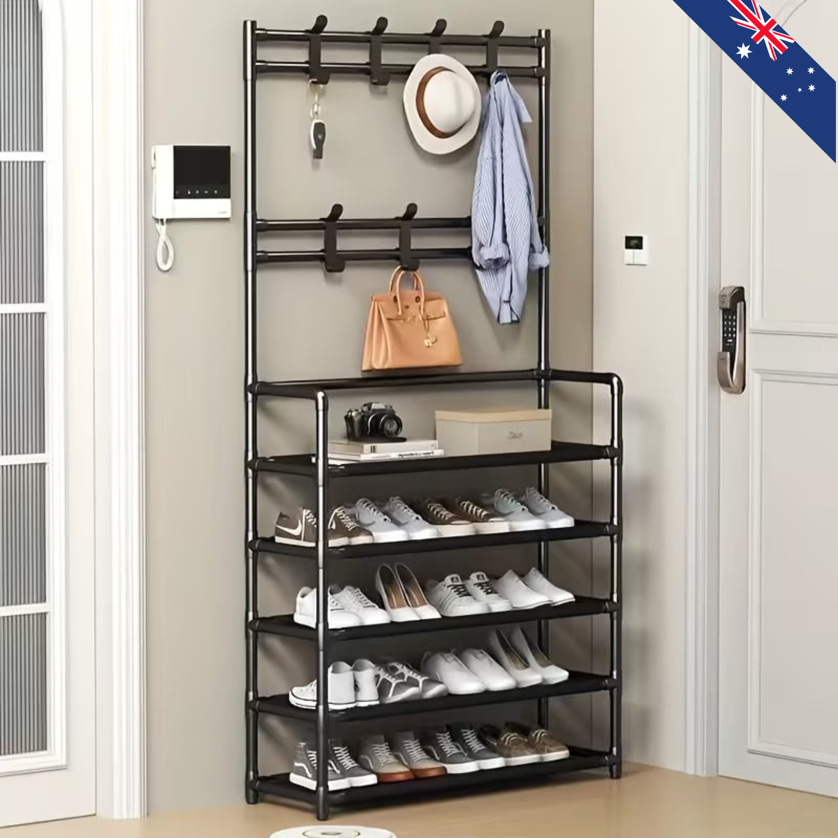 Elaron™ | 5-tier metal coat rack