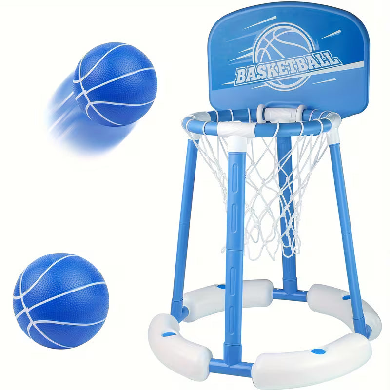 ™Hoopzen | משחק כדורסל מים – סט חישוק צף 360°