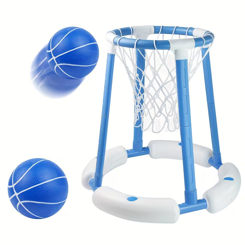 ™Hoopzen | משחק כדורסל מים – סט חישוק צף 360°